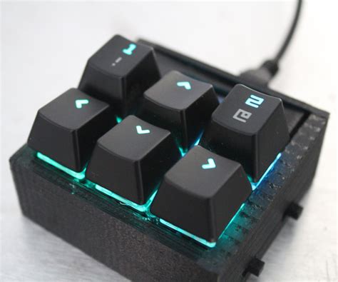 custom macro mechanical keypad  steps  pictures instructables