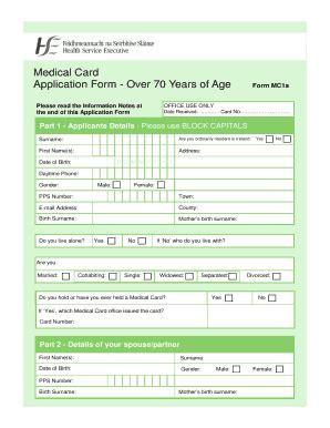 medical application form templates fillable printable samples   word page  pdffiller