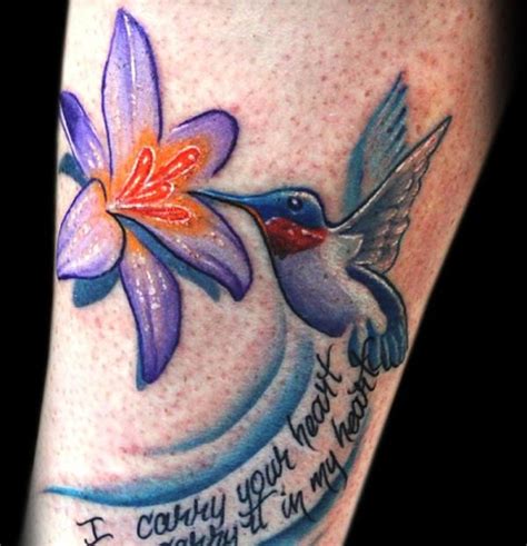 Leg Hummingbird With Quotes “i Carry Your Heart I Carry It In My Heart
