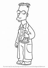 Professor Frink Draw Simpsons Drawing Coloring Tutorials Character Cartoon Step Drawings Characters Animated Choose Board Movies Tutorial sketch template