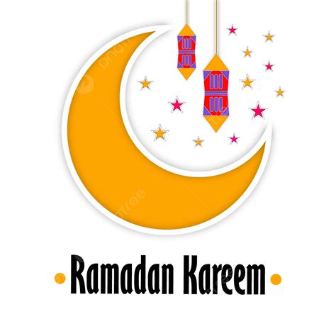 gambar bulan sabit islami ramadhan lantern  motif bunga ramadhan