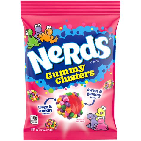 Clustered Gummy Candies Nerds Gummy Clusters