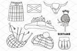 Country Creativemarket Kilt Netkoff Designbundles sketch template