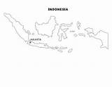 Indonesia Map Coloring Pages Indonesian Kids Para Colorear Dibujos Search Mapas Again Bar Case Looking Don Print Use Find Top sketch template