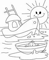Coloring Pages Boat Kids Nautical Printable Color Boats Colouring Infant Print Drawing Buggy Dune Little Ones Book Anchor Ships Getcolorings sketch template