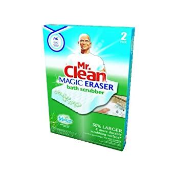 clean magic eraser bath scrubber  pack