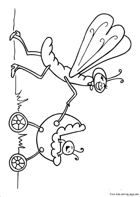 printable insect coloring pages   preschool