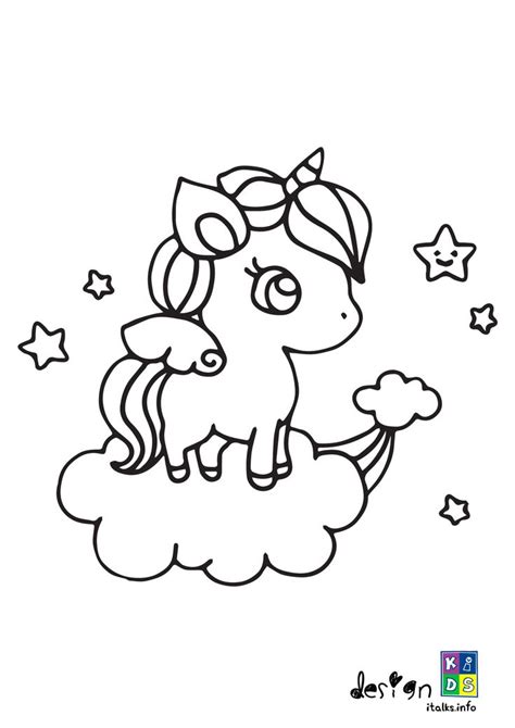 kawaii unicorn coloring page designkids unicorn coloring pages
