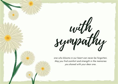 printable sympathy condolence cards  printable templates