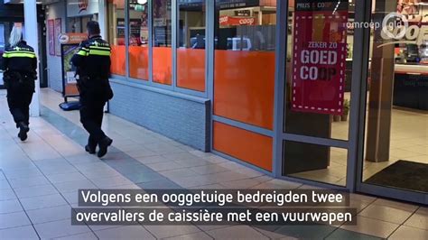 gewapende overval op coop  nijmegen politie jaagt op twee daders youtube