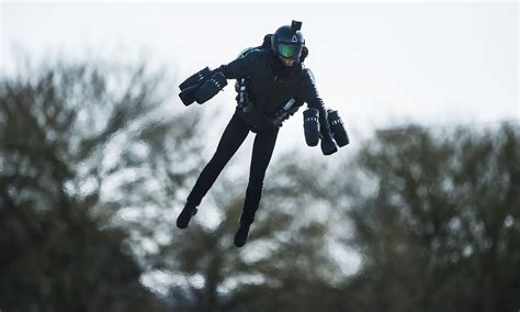 test drive   flying gravity jet suit