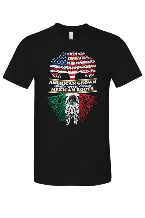 mexican roots with american grown novelty art mexican