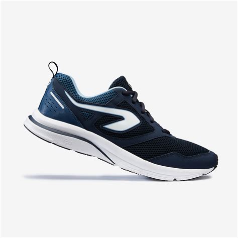 buy run active mens running shoes dark blue  decathlon