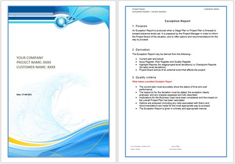 annual business report templates  ms word templates