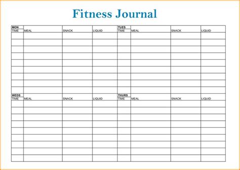 pin  printable workout fitness template