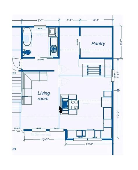small kitchen layout thoughts