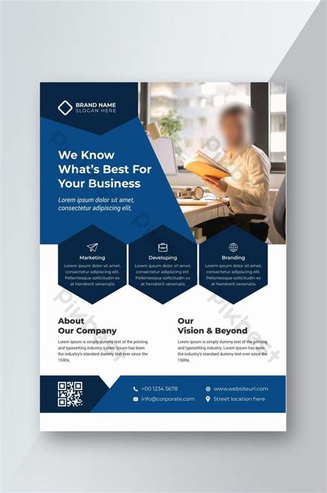 business corporate flyer template poster design  eps