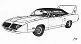 Plymouth Superbird Daytona Deviantart V8 sketch template