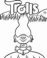 Trolls Coloring Pages Cybil Print Topcoloringpages Poppy sketch template