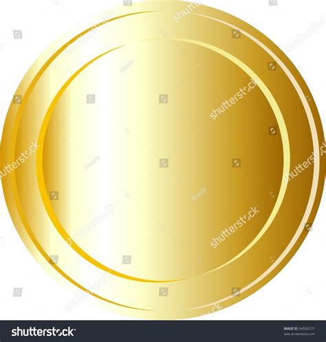 gold coin template stock photo  shutterstock