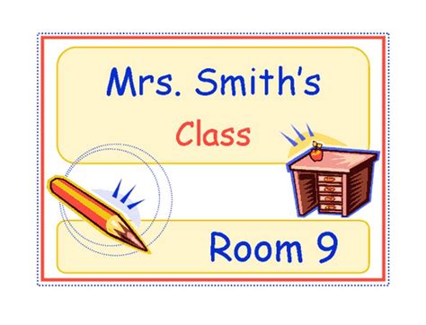 classroom signs printable classroom signs