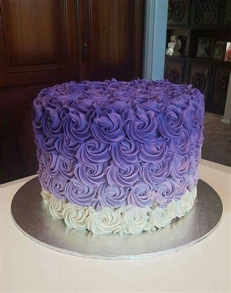 Pin By Jr 7 Gracia On Cake Ideas Purple Cakes Birthday Cute Birthday