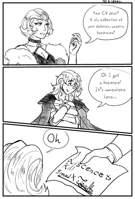 Dia Does Comics Byleth Is Grossly Unqualified To Teach
