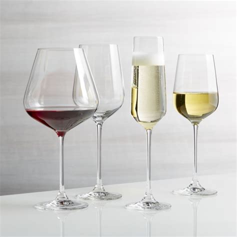 Oversized Hip Wine Glasses Crate And Barrel Fun Wine Glasses