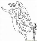 Angel Coloring Pages Angels Guardian Printable Male Drawings Drawing Color Sheets Colouring Kids Tattoo Female Print Engravings Keywords Suggestions Related sketch template
