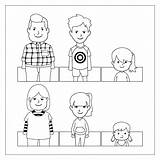 Puppets Family Printable Finger Puppet Stick Patterns Crafts Printablee sketch template