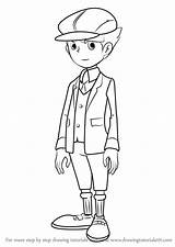 Professor Layton Draw Clive Step sketch template