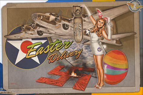 Nose Art Easter Delivery By Warbirdphotographer On