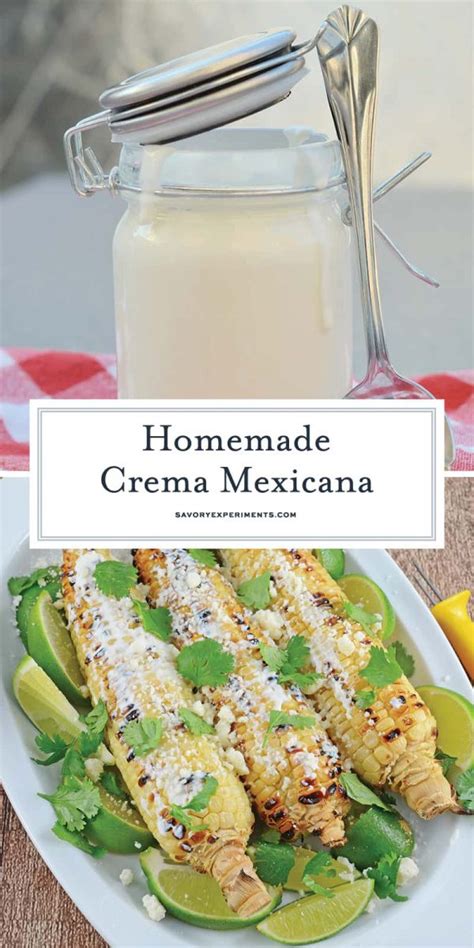 easy homemade crema mexicana mexican crema   hour