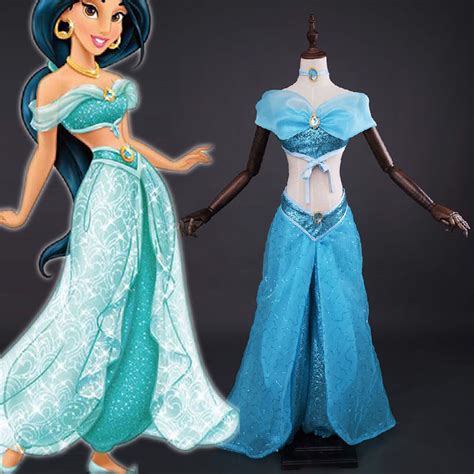 Princess Jasmine Costume Adults Sexy Ball Gowns Halloween