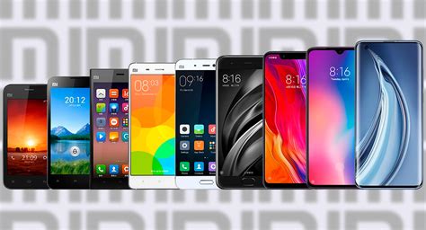 xiaomi flagship evolution  smartphones   mi lineup