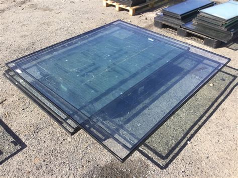 double glazed glass panels lengths  mm  mm  pieces