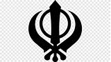 Symbol Sikhism Khanda Logo Golden Cross Temple Religious Pngegg Om Keywords Religion sketch template