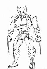 Wolverine Pintar Logan Hulk Superman Colorpages Coloringfolder sketch template
