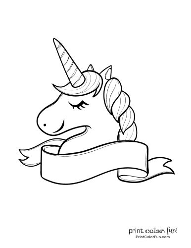 unicorn pictures coloring page unicorn pictures  color bunny