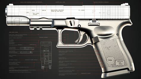 glock parts diagram understanding  anatomy   glock pistol  shooting gears