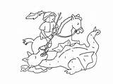 Jorge Jordi Sant Dibujos Leyenda Amb Drac Dibuixos Princesa Cavaller Mandalas Caballero Leyendas Conte Diapositiva4 Divertidas sketch template