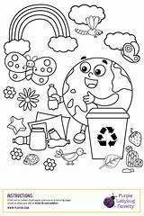 Preschool Environment Atividades Meio Pollution Erde Ideias sketch template