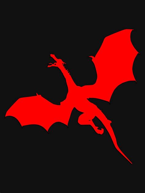 flying angry red dragon design upset red dragons ready  attack