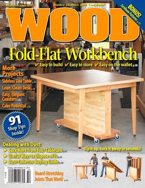 wood issue  october  woodworking plan  wood magazine bookcase woodworking plans