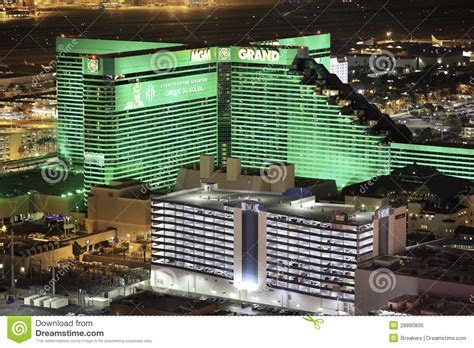 groot casino mgm en hotel en showcase redactionele afbeelding image  spel contant