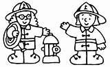 Bomberos Bombeiro Niñas Firefighter Infantiles Ampliar Haz sketch template