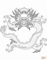 Drachen Chinesischer Ausmalbild Chinesische Kleurplaten Ausdrucken Supercoloring Draak sketch template