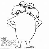 Lorax Printable Humming Mustache Seuss Xcolorings 1024px 73k sketch template