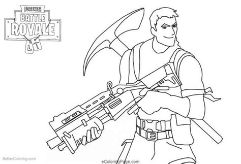 fortnite survivalist printable coloring page bear coloring pages