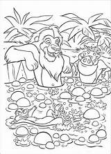 Lion King Simba Coloring Pages Disney Choose Board Leeuwenkoning Timon Kleurplaat Sheets sketch template